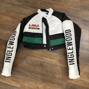 Women's Black and White Jacket